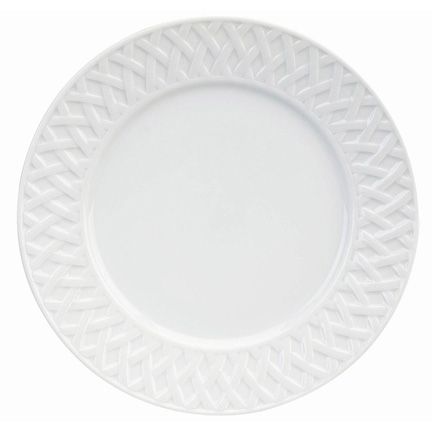 Deshoulieres Louisiane Blanc Dinner Plate