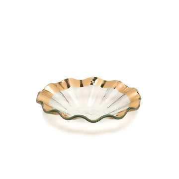 Annie Glass Ruffle Bowl