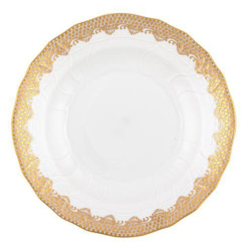 Herend Gold Fishscale Dessert Plate
