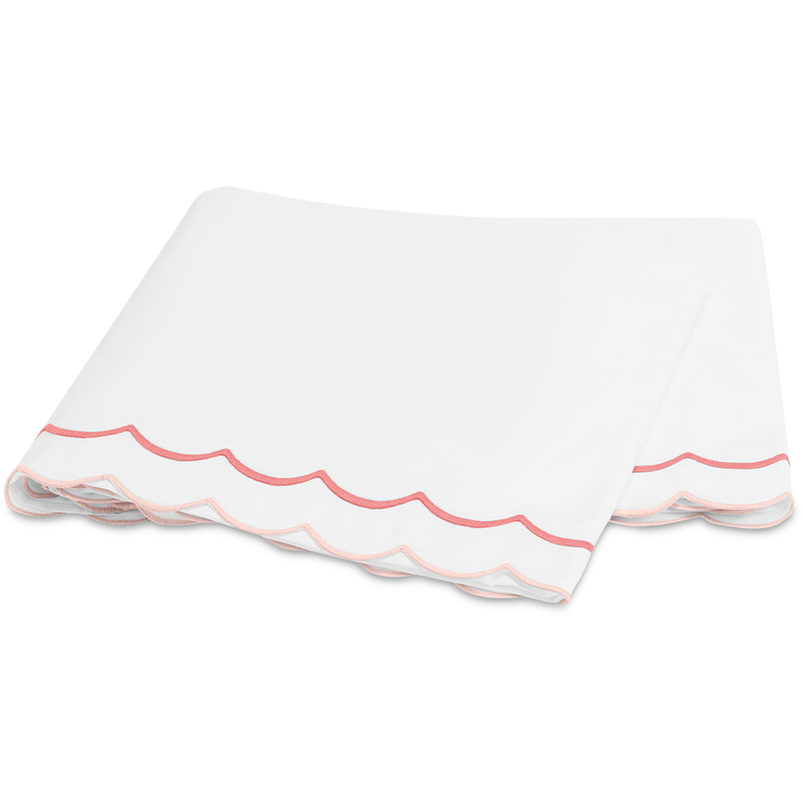 Matouk India King Flat Sheet in Blush