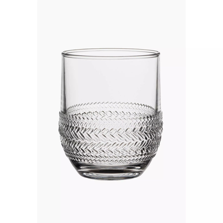 Juliska Panier Tumbler in Clear Acrylic