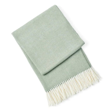 Landsdownunder Herringbone Throw in Spruce