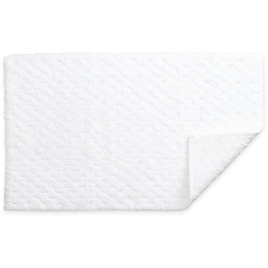 Matouk Small Lotus Bath Rug in White