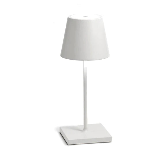 Zafferano Rechargable Mini Poldina Lamp in White