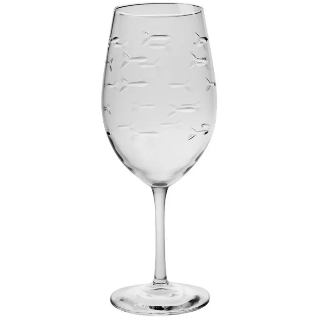 Rolf School of Fish Wine Glass