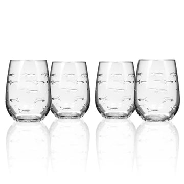 Rolf School of Fish Stemless Wine