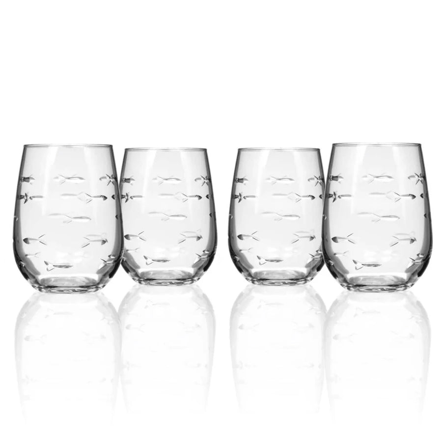 Rolf School of Fish Stemless Wine