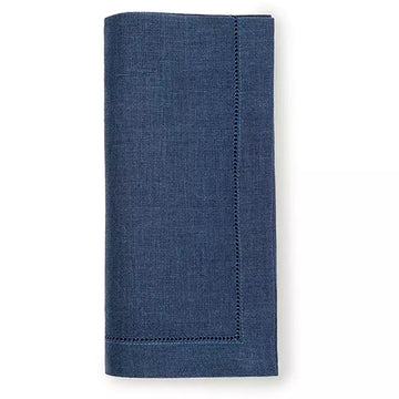 Sferra Festival Hemstitched Dinner Napkins - Set of 4 in Navy