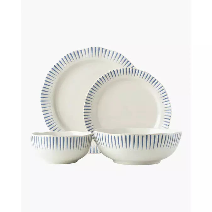 Juliska Sitio Stripe Dinner Plate