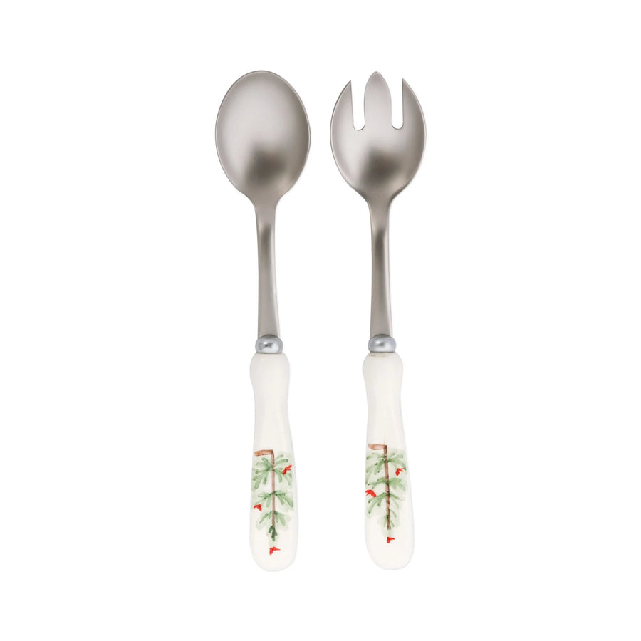 Vietri Christmas Lastra Ceramic Servers