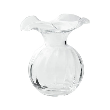 Vietri Hibiscus Small Vase in Clear