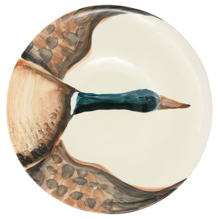 Vietri Wildllife Mallard Large Serving Bowl