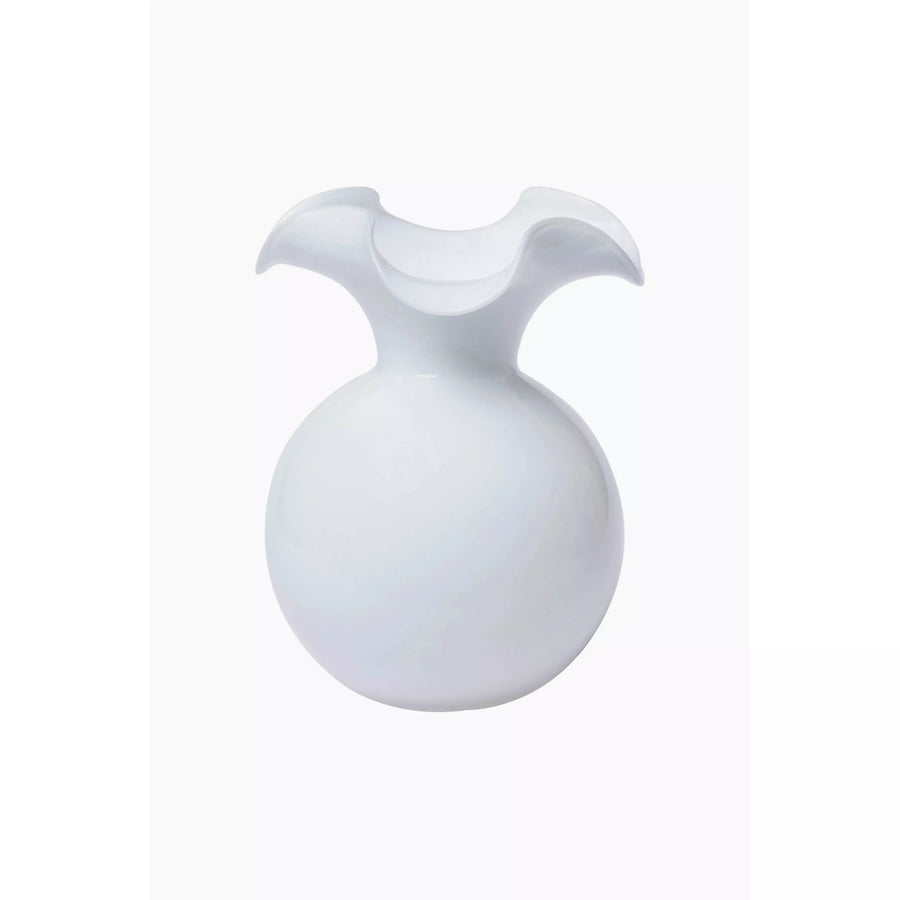 Vietri Hibiscus Small Vase in White