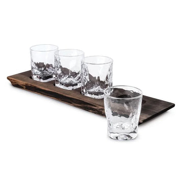 Simon Pearce Woodbury Bourbon Set